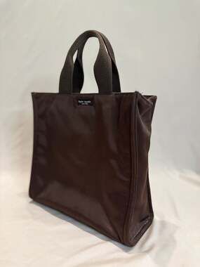 Kate Spade Vintage Sam Nylon Tote Bag Brown